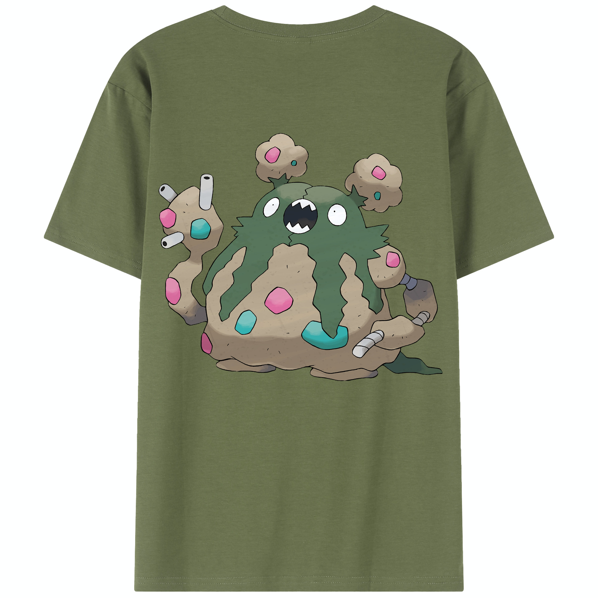 （画像用） ポケットモンスター Pokémon 綿100％半袖Tシャツ（背面プリント）